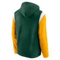 Green Bay Packers Fanatics Branded Trench Battle Pullover Hoodie - Green