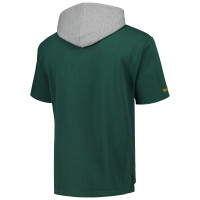 Green Bay Packers Mitchell & Ness Postgame Short Sleeve Hoodie - Green