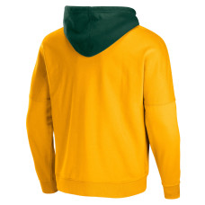 Green Bay Packers NFL x Staple Throwback Vintage Wash Pullover Hoodie - Gold