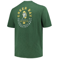 Green Bay Packers Profile Big & Tall Two-Hit Throwback T-Shirt - Green