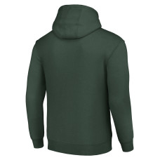 Green Bay Packers Starter Half Helmet Logo Pullover Hoodie - Green