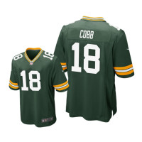 Men Green Bay Packers #18 Green Randall Cobb Nike Game Jersey