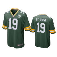 Men Green Bay Packers #19 Green Equanimeous St. Brown Nike Game Jersey