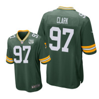 Men Green Bay Packers #97 Green Kenny Clark Nike Game Jersey