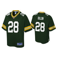 Youth Green Bay Packers #28 A.J. Dillon Green Pro Line Jersey