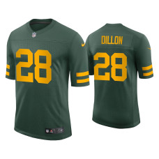 Men Green Bay Packers #28 A.J. Dillon Vapor Limited Green Jersey