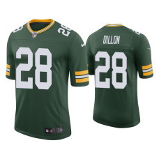 Men Green Bay Packers #28 A.J. Dillon Green 2020 NFL Draft Vapor Limited Jersey