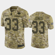 Men Green Bay Packers #33 Aaron Jones Nike Salute to Service Limited Jersey - Camo