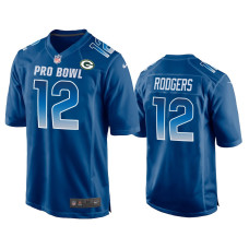 Men Green Bay Packers #12 Packers Aaron Rodgers NFC Nike Game Royal  Jersey - 2019 Pro Bowl