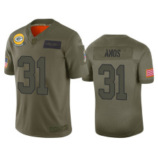 Men Green Bay Packers #31 Adrian Amos Camo 2019 Salute to Service Limited Jersey