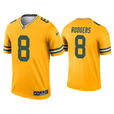 Men Green Bay Packers #8 Amari Rodgers Gold Inverted Legend Jersey