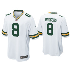 Men Green Bay Packers #8 Amari Rodgers White Game Jersey