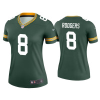 Women Green Bay Packers #8 Amari Rodgers Green Legend Jersey