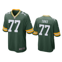 Men Green Bay Packers #77 Billy Turner Green Game Jersey