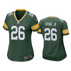 Men Green Bay Packers #26 Darnell Savage Jr. Green NFL Draft Game Jersey