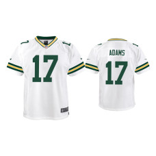 Youth Green Bay Packers #17 Davante Adams White Game Jersey