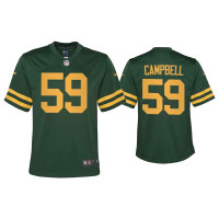 Youth Green Bay Packers #59 De'Vondre Campbell Green Alternate Game Jersey