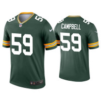 Men Green Bay Packers #59 De'Vondre Campbell Green Legend Jersey