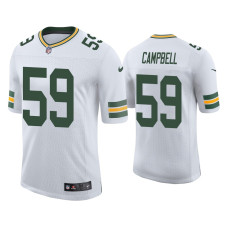 Men Green Bay Packers #59 De'Vondre Campbell Vapor Limited White Jersey