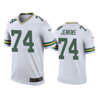 Men Green Bay Packers #74 Elgton Jenkins White NFL Draft Color Rush Legend Jersey