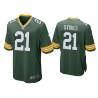 Men Green Bay Packers #21 Eric Stokes Green Game Jersey