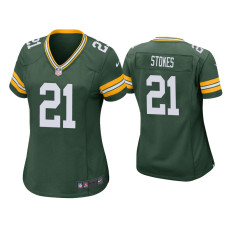 Women Green Bay Packers #21 Eric Stokes Green Game Jersey