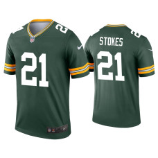 Men Green Bay Packers #21 Eric Stokes Green Legend Jersey