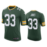 Men Green Bay Packers #33 100th Season Aaron Jones Green Limited Jersey