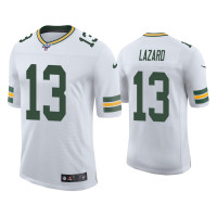 Men Green Bay Packers #13 Allen Lazard 100th Season White Vapor Limited Jersey