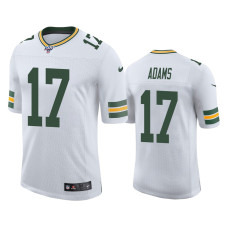 Men Green Bay Packers #17 Davante Adams 100th Season White Vapor Limited Jersey