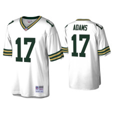 Men Green Bay Packers #17 Davante Adams White 1996 Legacy Replica Throwback Jersey