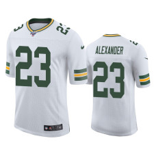 Men Green Bay Packers #23 Jaire Alexander 100th Season White Vapor Limited Jersey