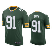 Men Green Bay Packers #91 100th Season Preston Smith Green Limited Jersey