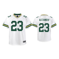 Youth Green Bay Packers #23 Jaire Alexander White Game Jersey