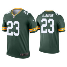 Men Green Bay Packers #23 Jaire Alexander Green Legend Jersey