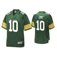 Men Green Bay Packers #10 Jordan Love Green Pro Line Jersey