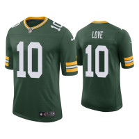 Men Green Bay Packers #10 Jordan Love Green 2020 NFL Draft Vapor Limited Jersey