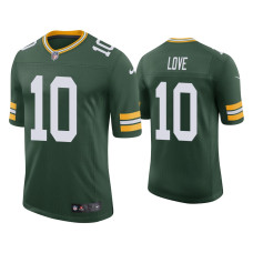 Men Green Bay Packers #10 Jordan Love Green 2020 NFL Draft Vapor Limited Jersey