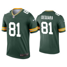 Men Green Bay Packers #81 Josiah Deguara Green Legend Jersey