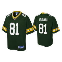 Youth Green Bay Packers #81 Josiah Deguara Green Pro Line Jersey