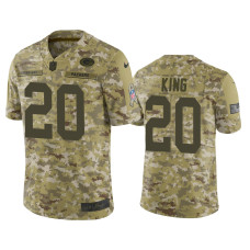 Men Green Bay Packers #20 Kevin King Nike Salute to Service Limited Jersey - Camo