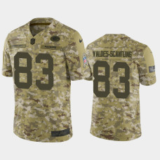 Men Green Bay Packers #83 Marquez Valdes-Scantling Nike Salute to Service Jersey - Camo