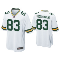 Men Green Bay Packers #83 Marquez Valdes-Scantling White Game Jersey