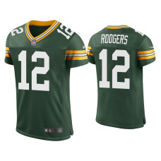 Men Green Bay Packers #12 Aaron Rodgers Green Classic Vapor Elite Jersey