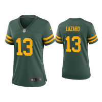 Women Green Bay Packers #13 Allen Lazard Green Alternate Game Jersey