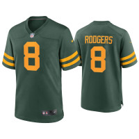 Men Green Bay Packers #8 Amari Rodgers Green Alternate Game Jersey