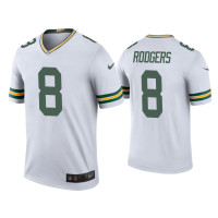 Men Green Bay Packers #8 Color Rush Legend Amari Rodgers White Jersey