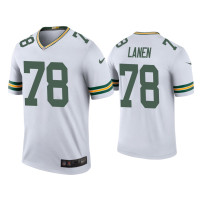 Men Green Bay Packers #78 Color Rush Legend Cole Van Lanen White Jersey