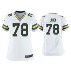 Women Green Bay Packers #78 Cole Van Lanen White Game Jersey