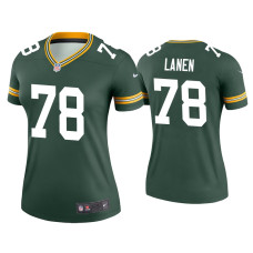 Women Green Bay Packers #78 Cole Van Lanen Green Legend Jersey